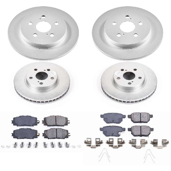 2010-2015 Toyota Prius Disc Brake Kit - Front and Rear (Powerstop)