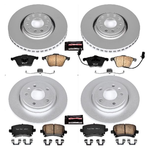 2005-2009 Audi A4 Disc Brake Kit - Front and Rear (Powerstop)