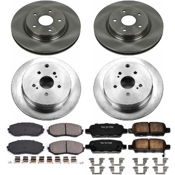 2009-2013 Suzuki Grand Vitara Disc Brake Kit - Front and Rear (Powerstop)
