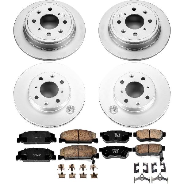 1993-1997 Honda Civic del Sol Disc Brake Kit - Front and Rear (Powerstop)