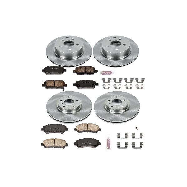 2009-2014 Nissan Maxima Disc Brake Kit - Front and Rear (Powerstop)