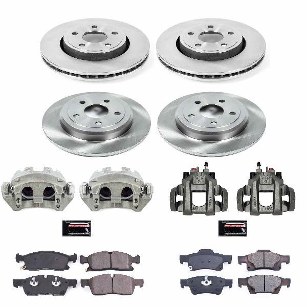 2017-2019 Jeep Grand Cherokee Disc Brake Kit - Front and Rear (Powerstop)