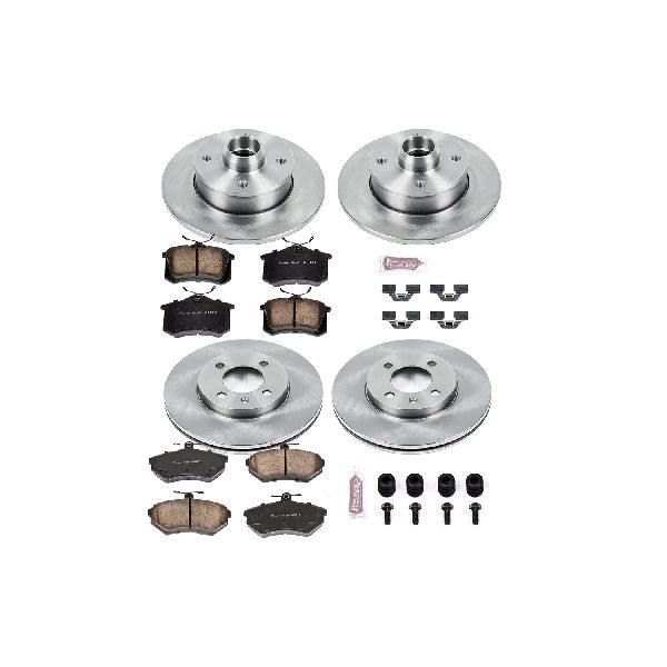 1995-1997 Volkswagen Passat Disc Brake Kit - Front and Rear (Powerstop)