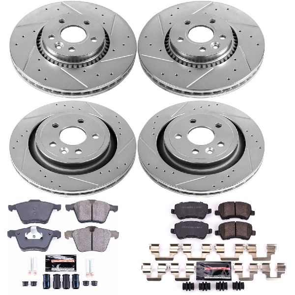 2015-2016 Volvo S80 Disc Brake Kit - Front and Rear (Powerstop)