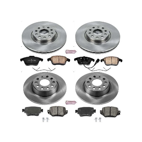 2016-2018 Audi Q3 Disc Brake Kit - Front and Rear (Powerstop)
