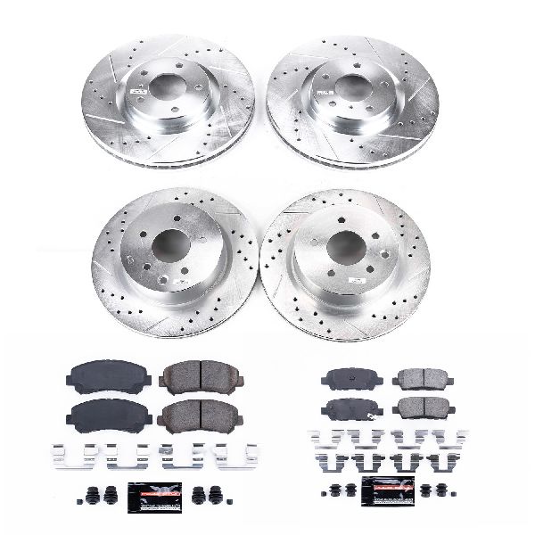 2009-2014 Nissan Maxima Disc Brake Kit - Front and Rear (Powerstop)