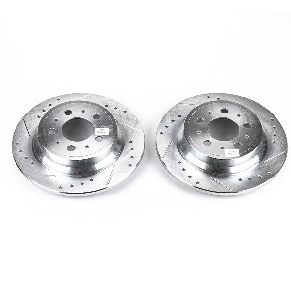 1999-2006 Volvo S80 Disc Brake Rotor Set - Rear (Powerstop)