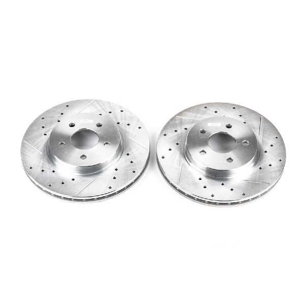 2002-2008 Jaguar X-Type Disc Brake Rotor Set - Front (Powerstop)