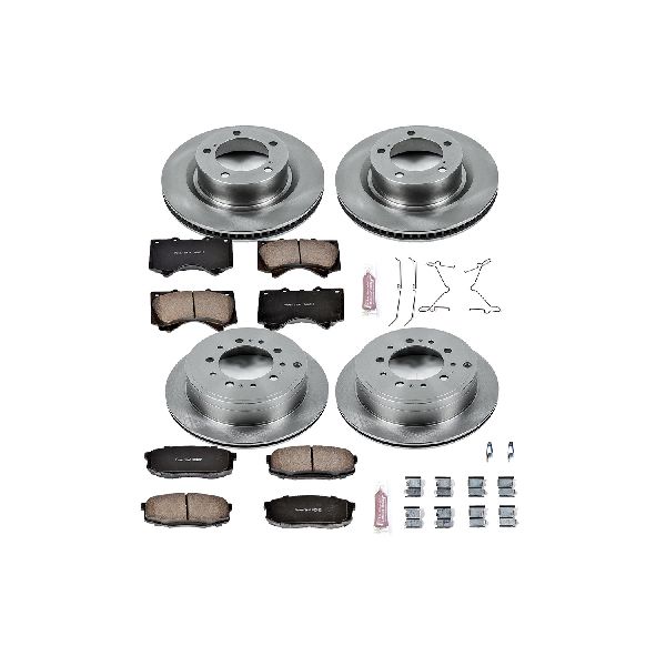 2008-2022 Toyota Sequoia Disc Brake Kit - Front and Rear (Powerstop)