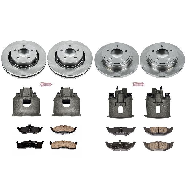 2000-2004 Dodge Intrepid Disc Brake Kit - Front and Rear (Powerstop)