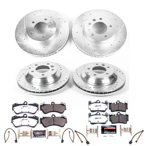2003-2010 Porsche Cayenne Disc Brake Kit - Front and Rear (Powerstop)