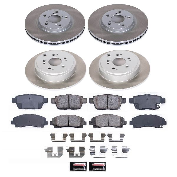 2006-2011 Honda Ridgeline Disc Brake Kit - Front and Rear (Powerstop)
