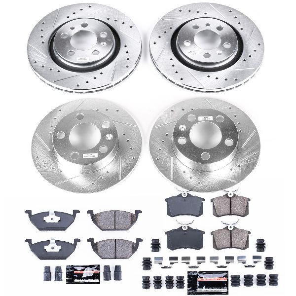 1998-1999 Volkswagen Jetta Disc Brake Kit - Front and Rear (Powerstop)