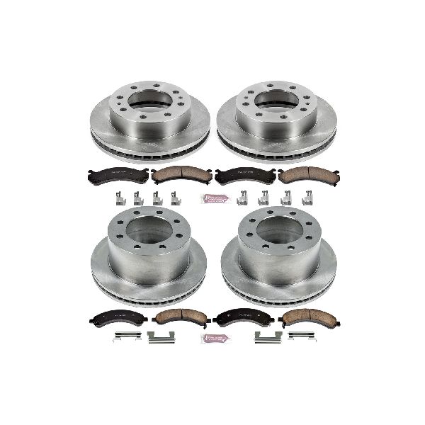 2003-2008 Chevrolet Express 3500 Disc Brake Kit - Front and Rear (Powerstop)