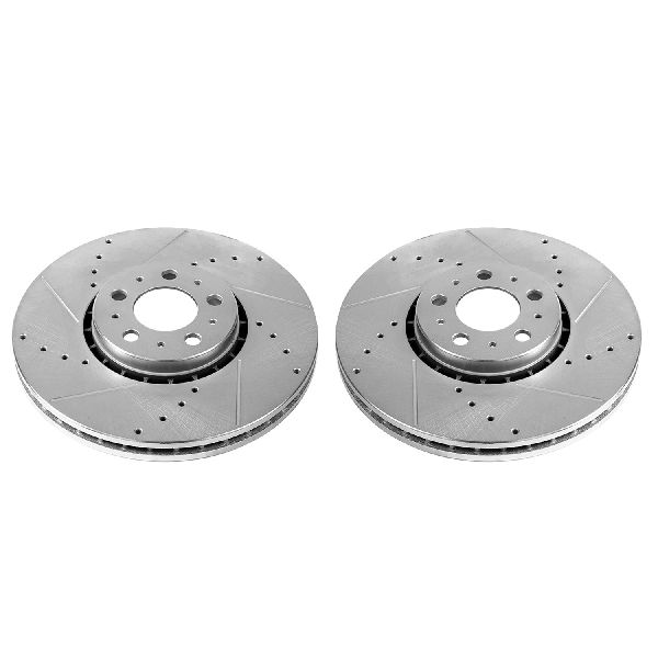 2003-2014 Volvo XC90 Disc Brake Rotor Set - Front (Powerstop)