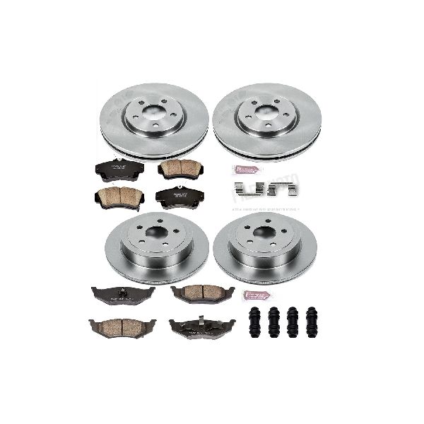 2004-2005 Chrysler PT Cruiser Disc Brake Kit - Front and Rear (Powerstop)