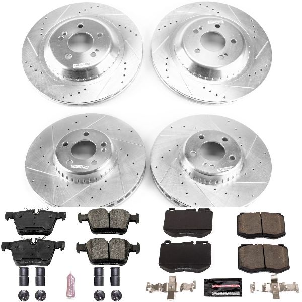 2015-2023 Mercedes-Benz C300 Disc Brake Kit - Front and Rear (Powerstop)
