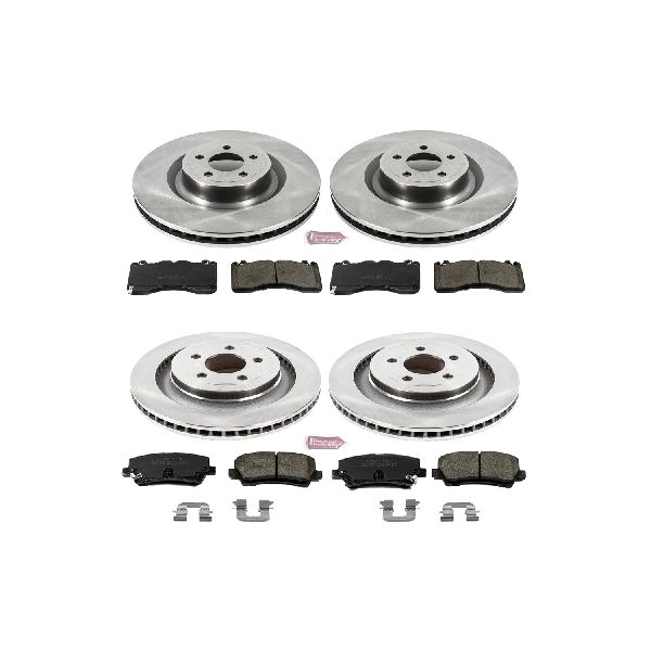2015-2023 Ford Mustang Disc Brake Kit - Front and Rear (Powerstop)