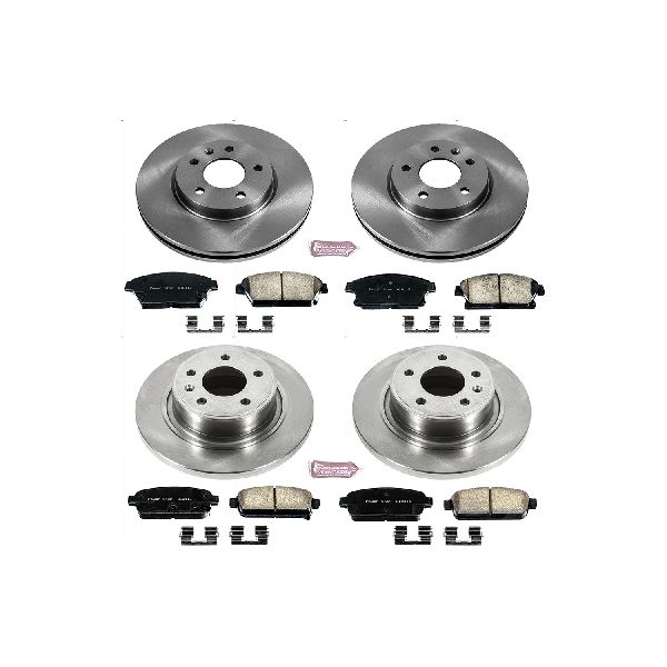 2011-2015 Chevrolet Volt Disc Brake Kit - Front and Rear (Powerstop)
