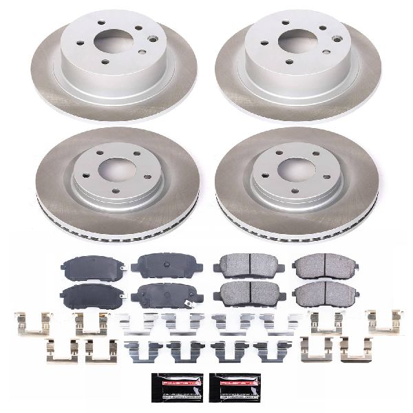 2017-2018 Nissan Sentra Disc Brake Kit - Front and Rear (Powerstop)