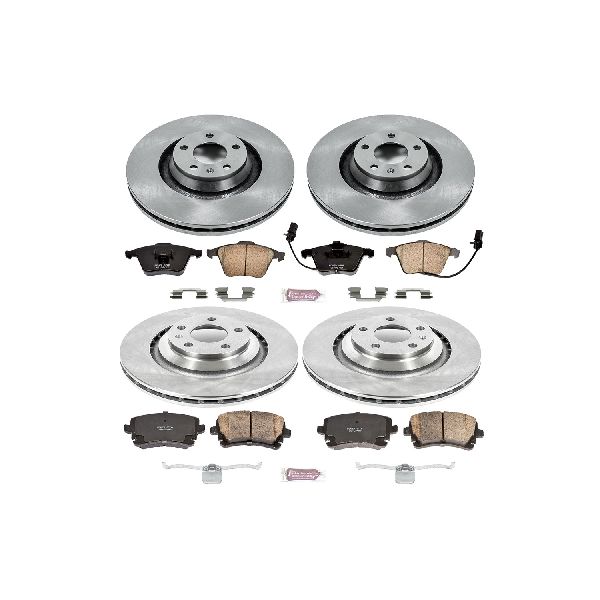 2006 Audi A6 Disc Brake Kit - Front and Rear (Powerstop)
