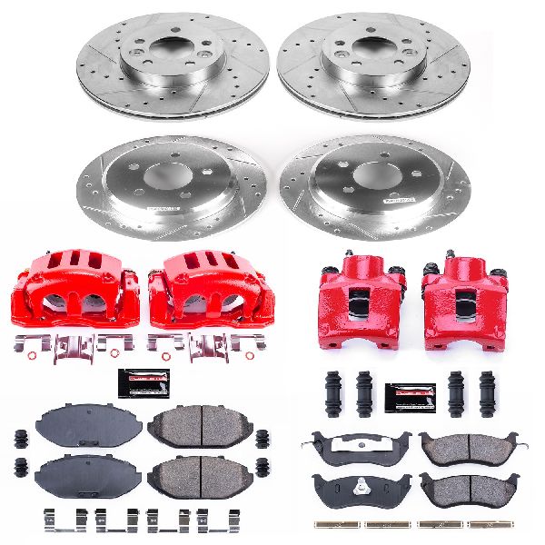 1998-2002 Lincoln Town Car Disc Brake Kit - Front and Rear (Powerstop)
