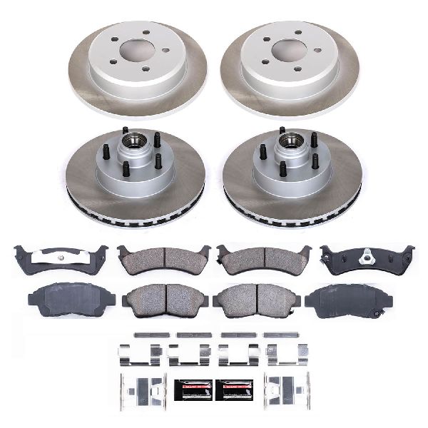 1997-2001 Mercury Mountaineer Disc Brake Kit - Front and Rear (Powerstop)