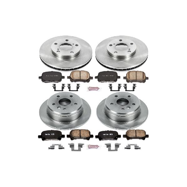 1999-2003 Toyota Solara Disc Brake Kit - Front and Rear (Powerstop)