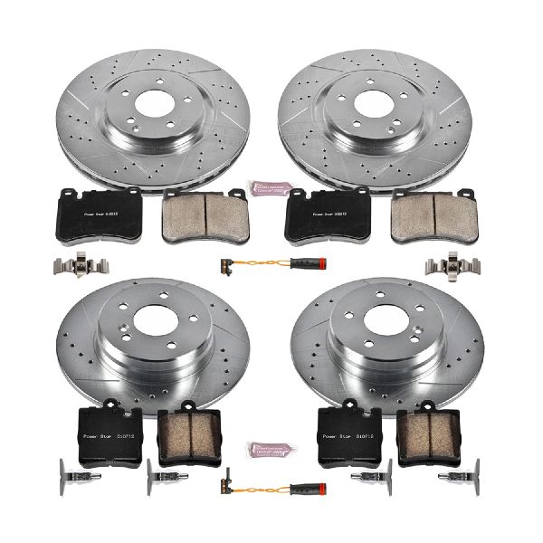 2006-2009 Mercedes-Benz CLK350 Disc Brake Kit - Front and Rear (Powerstop)