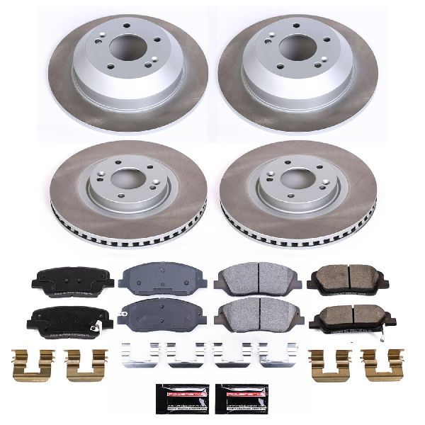 2017-2018 Hyundai Santa Fe Disc Brake Kit - Front and Rear (Powerstop)