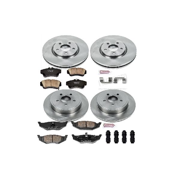 2003-2009 Chrysler PT Cruiser Disc Brake Kit - Front and Rear (Powerstop)