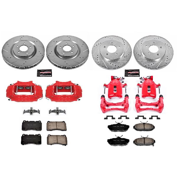 2011-2014 Ford Mustang Disc Brake Kit - Front and Rear (Powerstop)