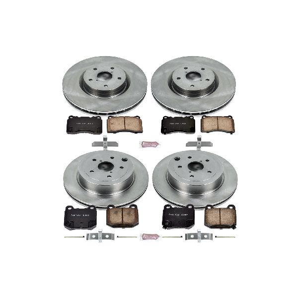 2020 Subaru WRX Disc Brake Kit - Front and Rear (Powerstop)
