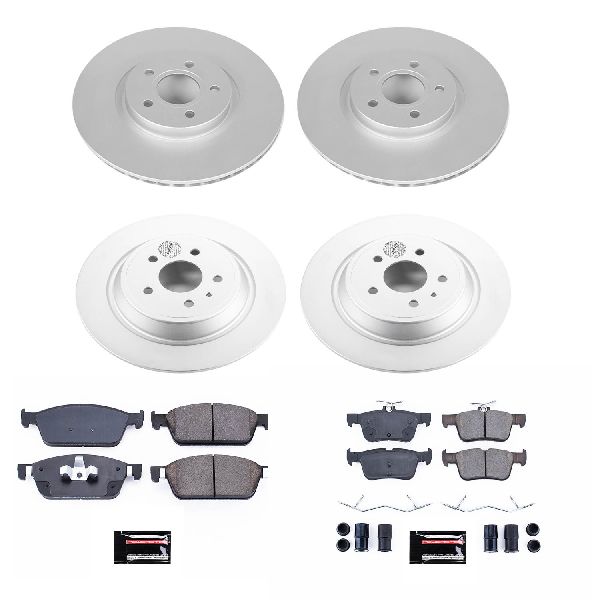 2017-2019 Lincoln MKC Disc Brake Kit - Front and Rear (Powerstop)