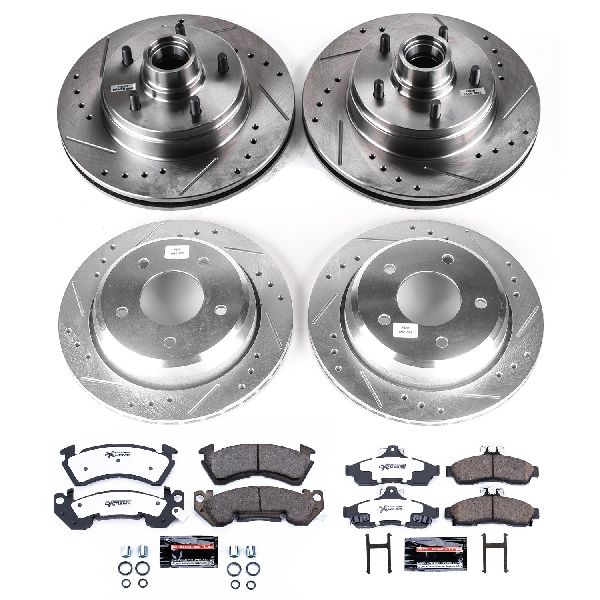 1994-1996 Chevrolet Impala Disc Brake Kit - Front and Rear (Powerstop)