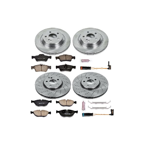 2003-2006 Mercedes-Benz S430 Disc Brake Kit - Front and Rear (Powerstop)