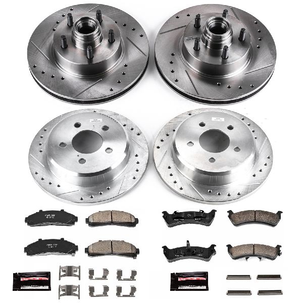 1997-2001 Mercury Mountaineer Disc Brake Kit - Front and Rear (Powerstop)