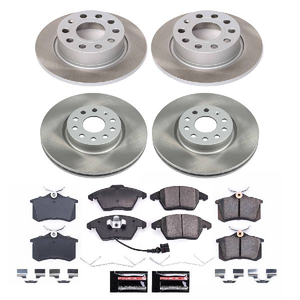 2013-2018 Volkswagen Jetta Disc Brake Kit - Front and Rear (Powerstop)