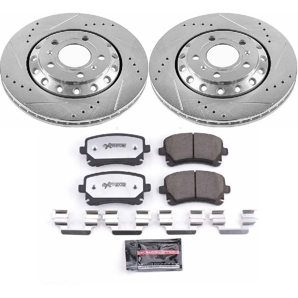 2003-2010 Audi A8 Quattro Disc Brake Kit - Rear (Powerstop)
