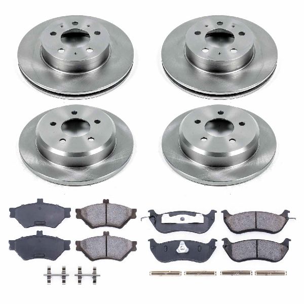 1996-1997 Lincoln Town Car Disc Brake Kit - Front and Rear (Powerstop)