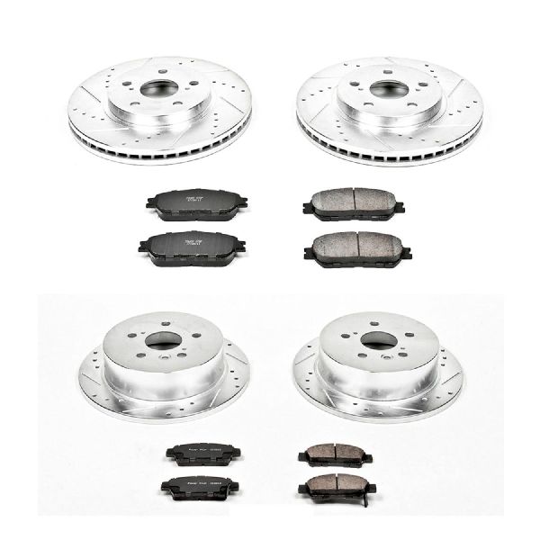 2004-2010 Toyota Sienna Disc Brake Kit - Front and Rear (Powerstop)
