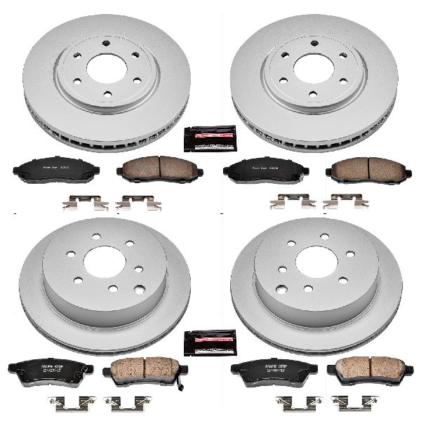 2009-2012 Suzuki Equator Disc Brake Kit - Front and Rear (Powerstop)