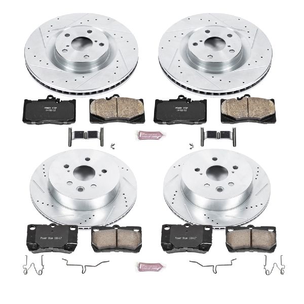 2009-2011 Lexus GS460 Disc Brake Kit - Front and Rear (Powerstop)