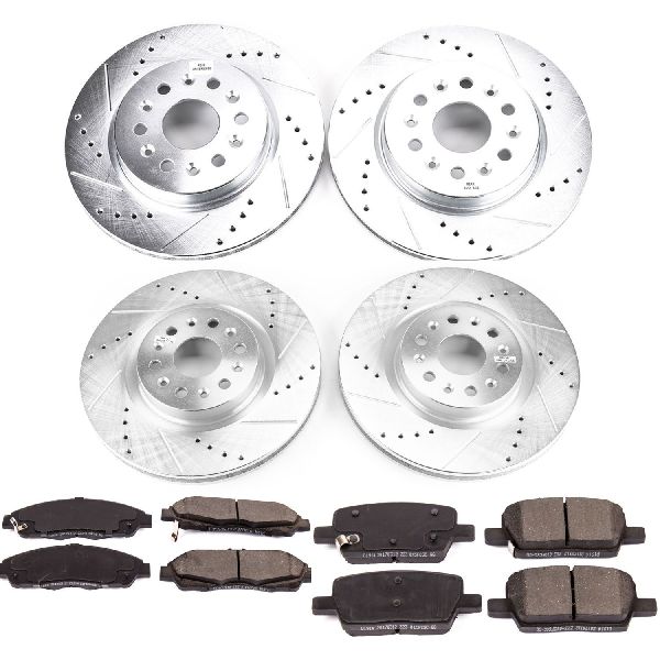 2018-2020 Buick Enclave Disc Brake Kit - Front and Rear (Powerstop)