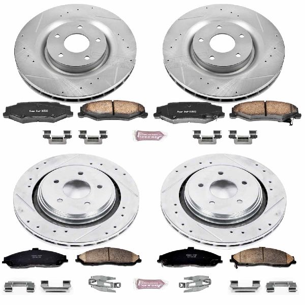 2006-2009 Cadillac XLR Disc Brake Kit - Front and Rear (Powerstop)
