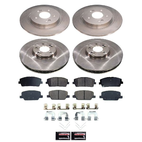 2020-2024 Kia Telluride Disc Brake Kit - Front and Rear (Powerstop)