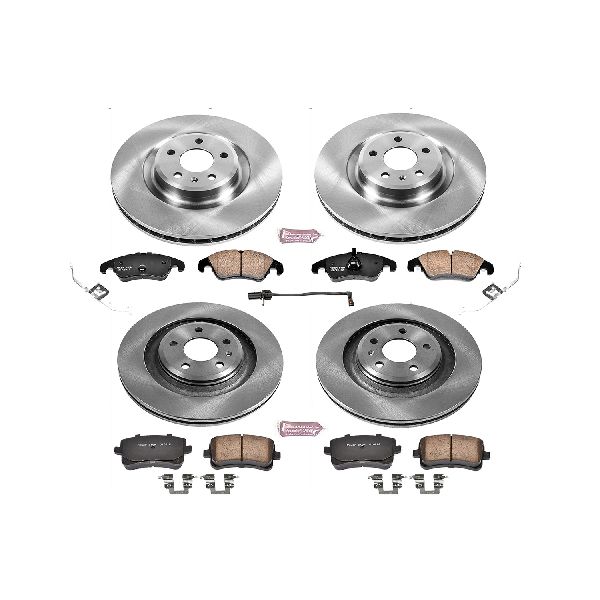 2008-2011 Audi S5 Disc Brake Kit - Front and Rear (Powerstop)