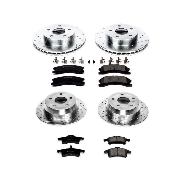 1999-2004 Jeep Grand Cherokee Disc Brake Kit - Front and Rear (Powerstop)