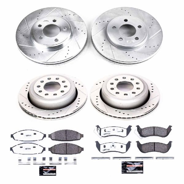 2003-2011 Lincoln Town Car Disc Brake Kit - Front and Rear (Powerstop)