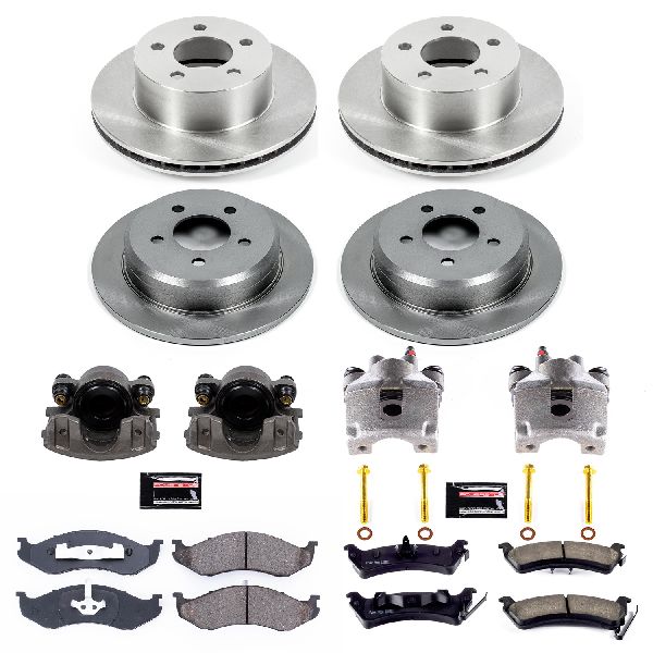 1995-1998 Jeep Grand Cherokee Disc Brake Kit - Front and Rear (Powerstop)
